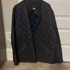 Barbour Men's Powell Quilted Jacket -Black